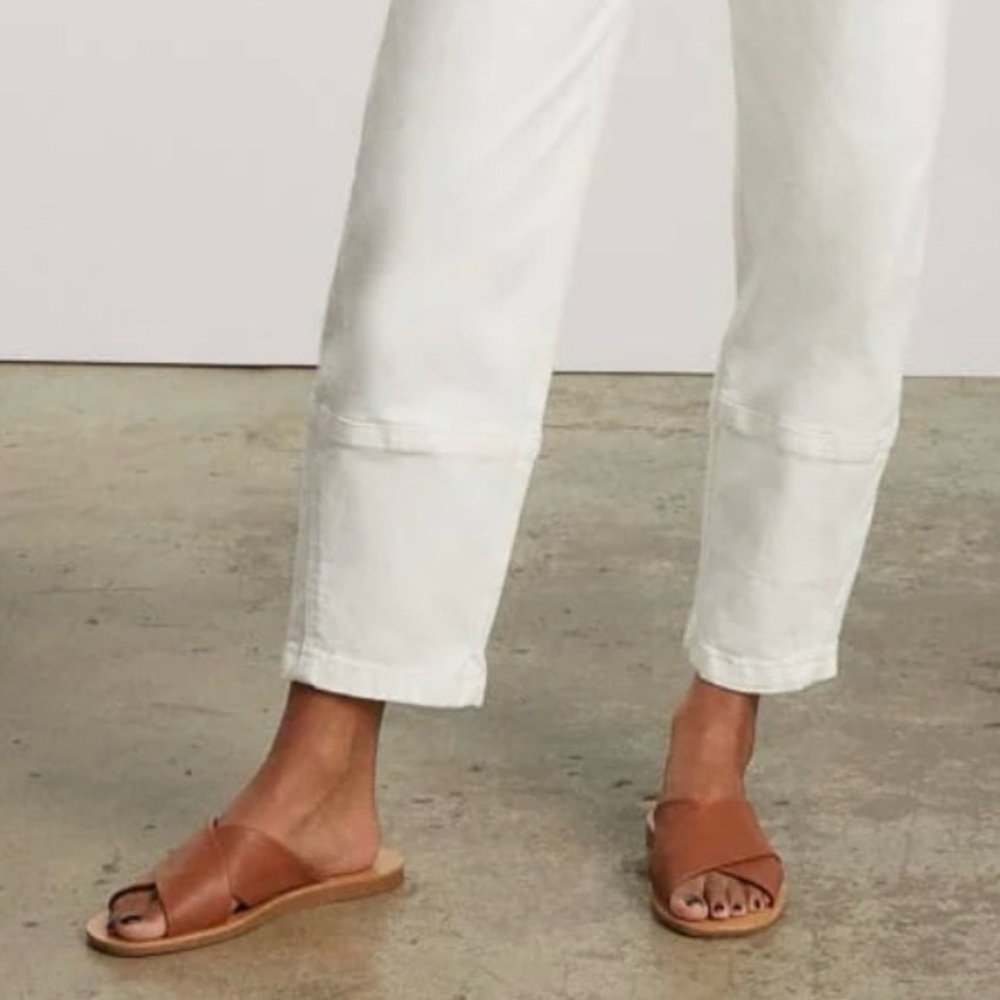 Everlane The Day Crossover Sandal Sienna Brown Size 10 - Picture 2 of 10